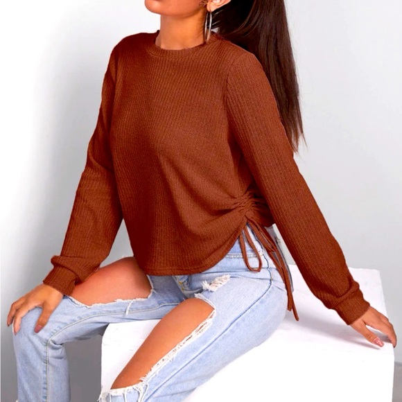 SHEIN Drawstring Ruched Top - Picture 1 of 6